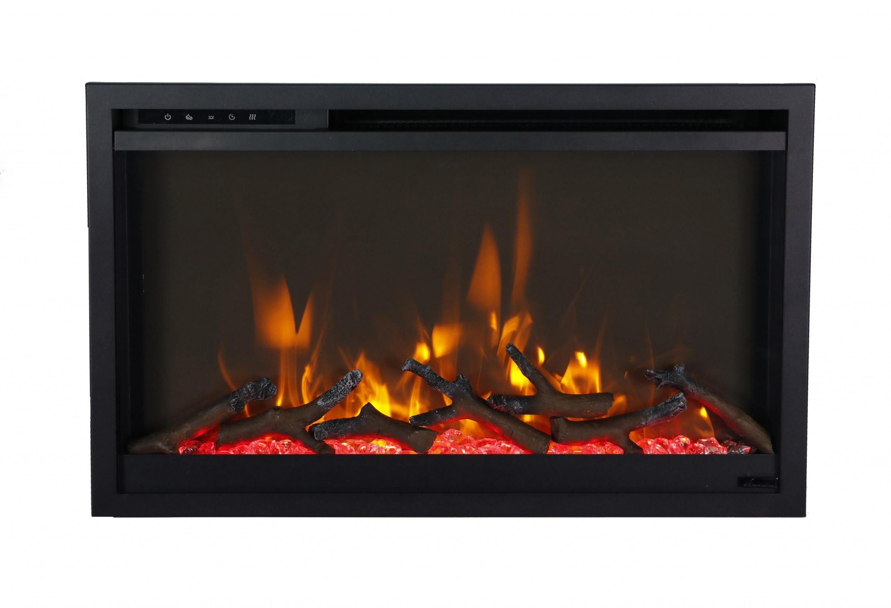 Amantii TRD-30-XS Smart Traditional extra-slim electric fireplace insert