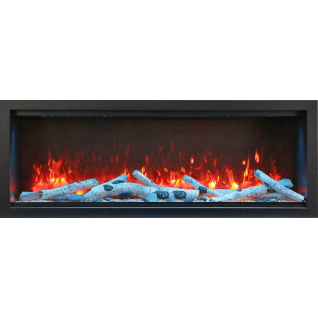 fireplace Amantii 34" Symmetry Extra Tall Built-in Smart WiFi Electric Fireplace