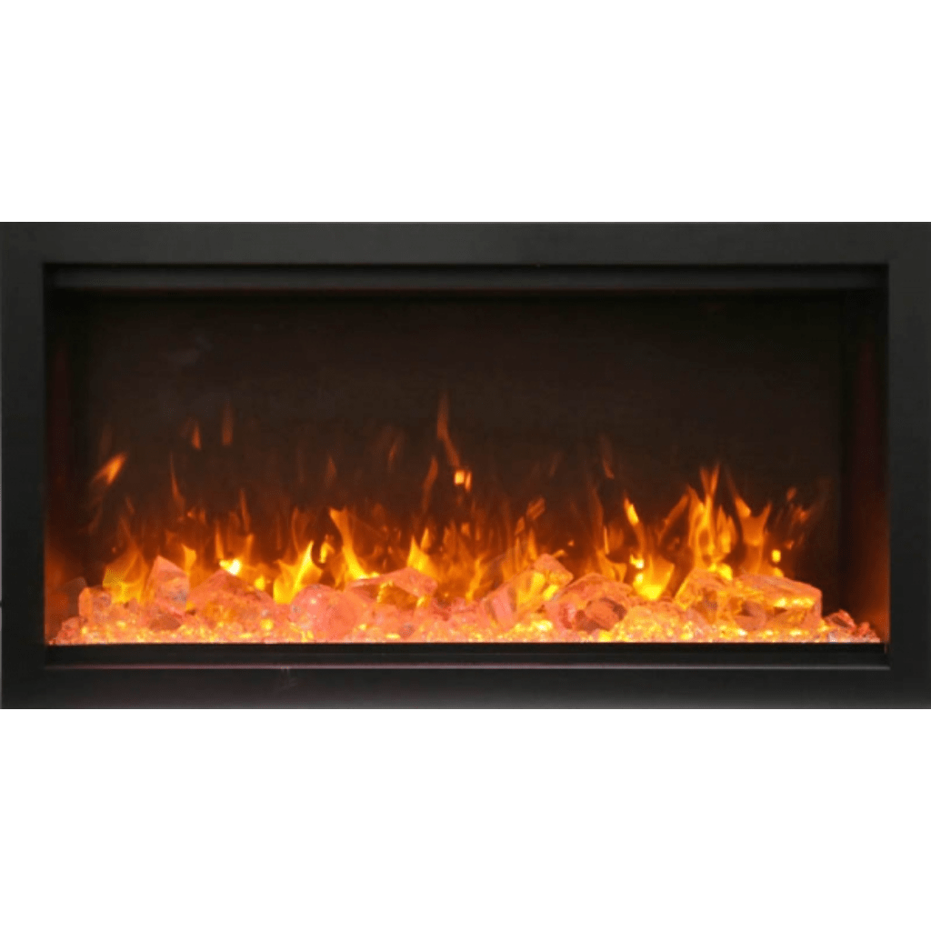 fireplace Amantii 34" Symmetry Extra Tall Built-in Smart WiFi Electric Fireplace