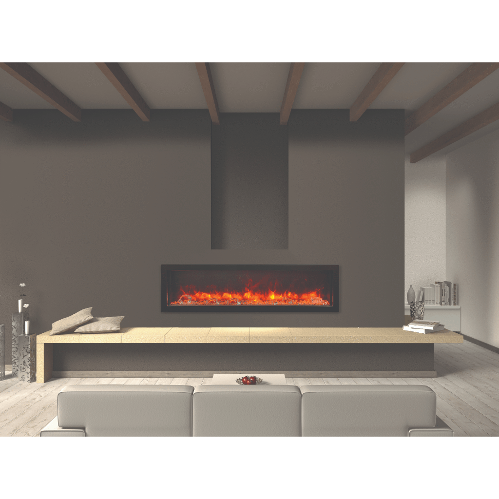 fireplace Amantii 40" Panorama Deep Indoor or Outdoor Electric Fireplace