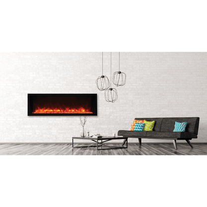 Amantii 60" Panorama Extra Slim Electric Fireplace