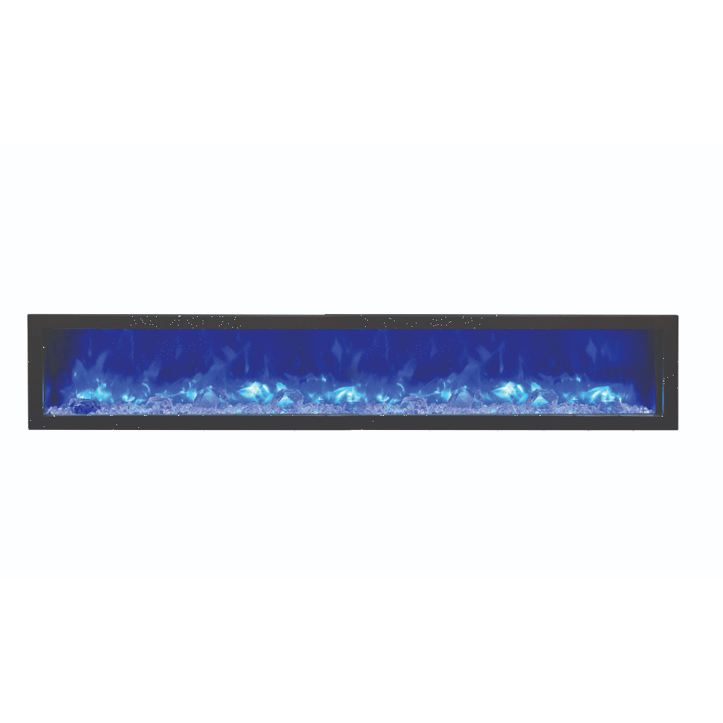 Amantii 60" Panorama Slim Indoor or Outdoor Electric Fireplace