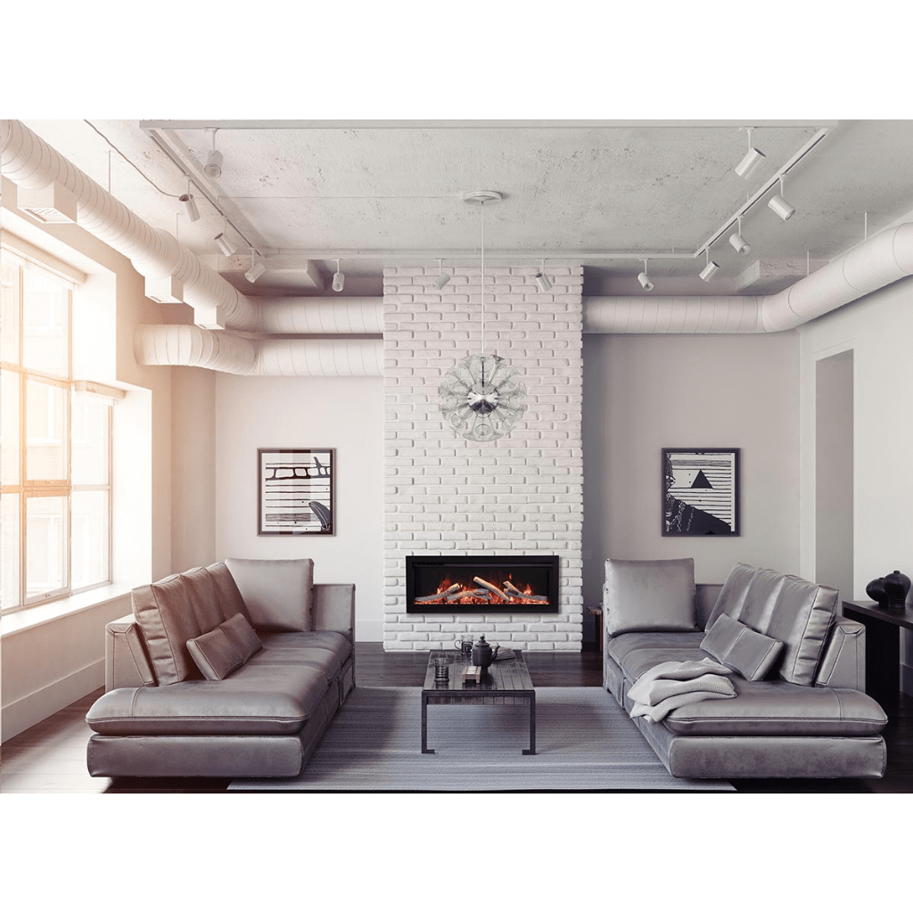 Amantii 60" Symmetry 3.0 Built-in Smart WiFi Electric Fireplace