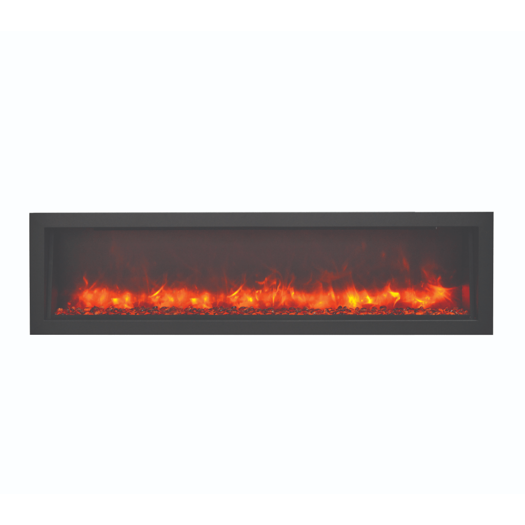 Amantii 88" Panorama Slim Indoor or Outdoor Electric Fireplace