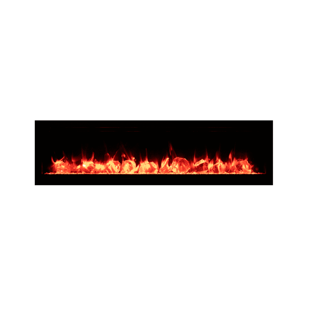 Amantii 88" Symmetry 3.0 Built-in Smart WiFi Electric Fireplace
