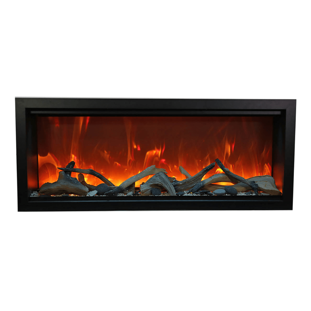 Amantii 88" Symmetry 3.0 Extra Tall Built-in Smart WiFi Electric Fireplace