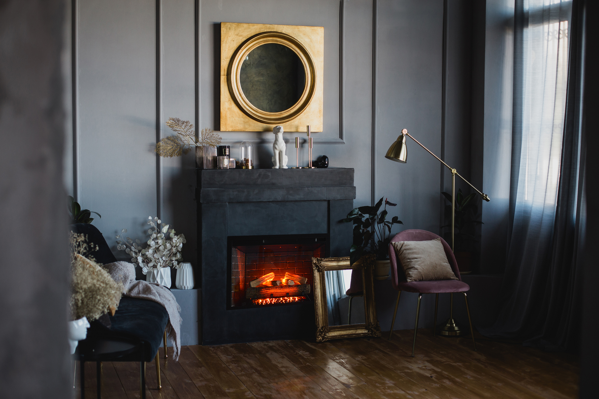 Amantii Fire & Ice Classic Edition 33" WiFi Enabled Built-in Electric Fireplace Insert