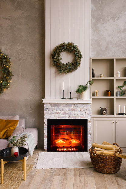 Amantii Fire & Ice Classic Edition 33" WiFi Enabled Built-in Electric Fireplace Insert