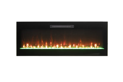 Amantii Fire & Ice Evolution Linear 36" WiFi Enabled Wall-Mounted Electric Fireplace