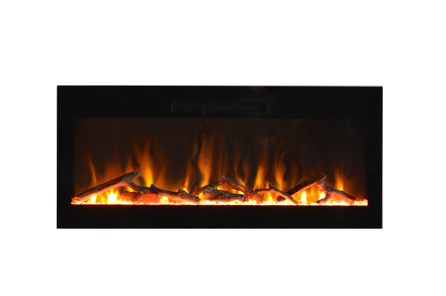 Amantii Fire & Ice Evolution Linear 42" WiFi Enabled Wall-Mounted Electric Fireplace
