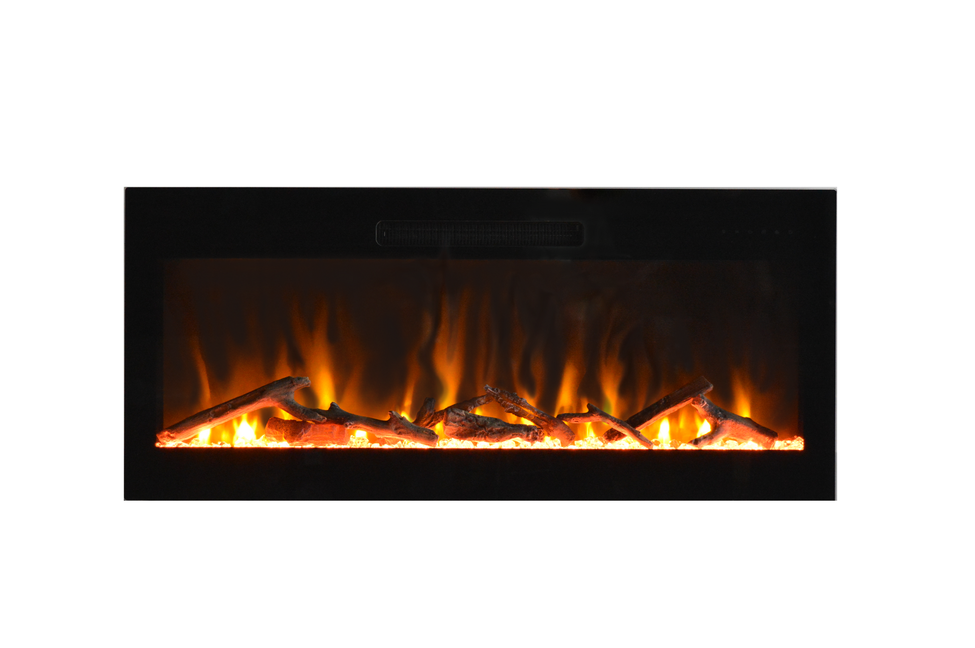 Amantii Fire & Ice Evolution Linear 42" WiFi Enabled Wall-Mounted Electric Fireplace