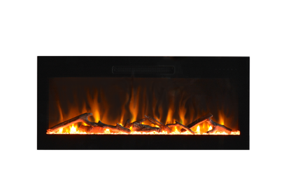 Amantii Fire & Ice Evolution Linear 42" WiFi Enabled Wall-Mounted Electric Fireplace