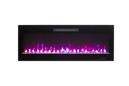 Amantii Fire & Ice Evolution Linear 50" WiFi Enabled Wall-Mounted Electric Fireplace