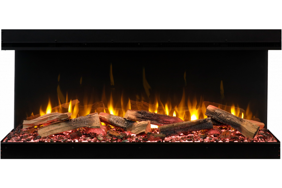 Amantii Fire & Ice LumaForest 48" 3-Sided WiFi-Enabled Built-in Electric Fireplace