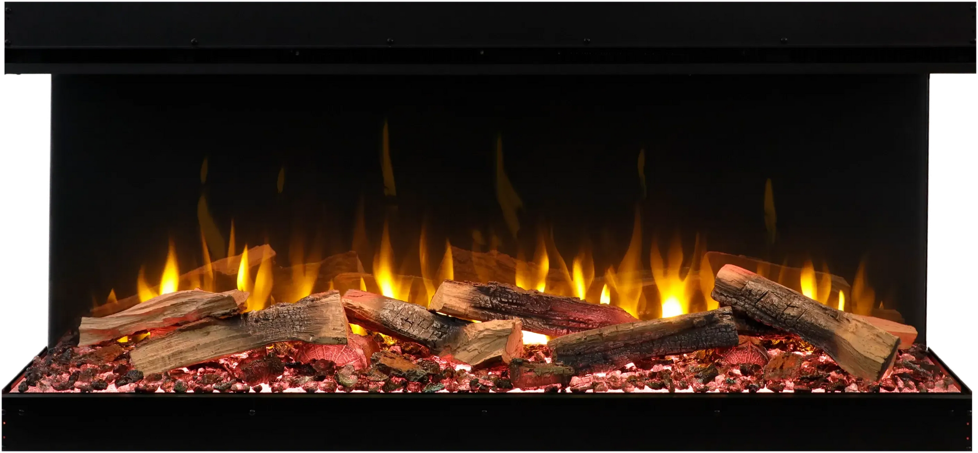 Amantii Fire & Ice LumaForest 48" 3-Sided WiFi-Enabled Built-in Electric Fireplace