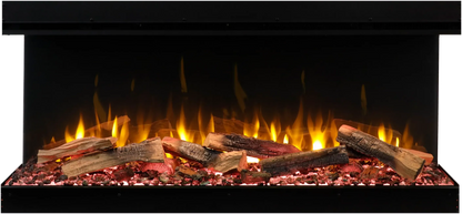 Amantii Fire & Ice LumaForest 48" 3-Sided WiFi-Enabled Built-in Electric Fireplace