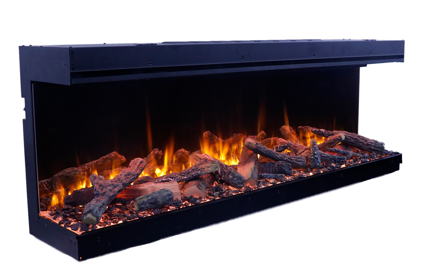 Amantii Fire & Ice LumaForest 48" 3-Sided WiFi-Enabled Built-in Electric Fireplace