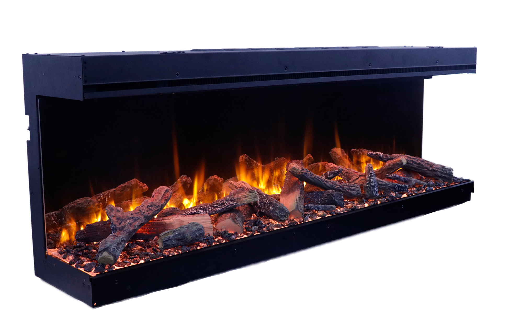 Amantii Fire & Ice LumaForest 48" 3-Sided WiFi-Enabled Built-in Electric Fireplace