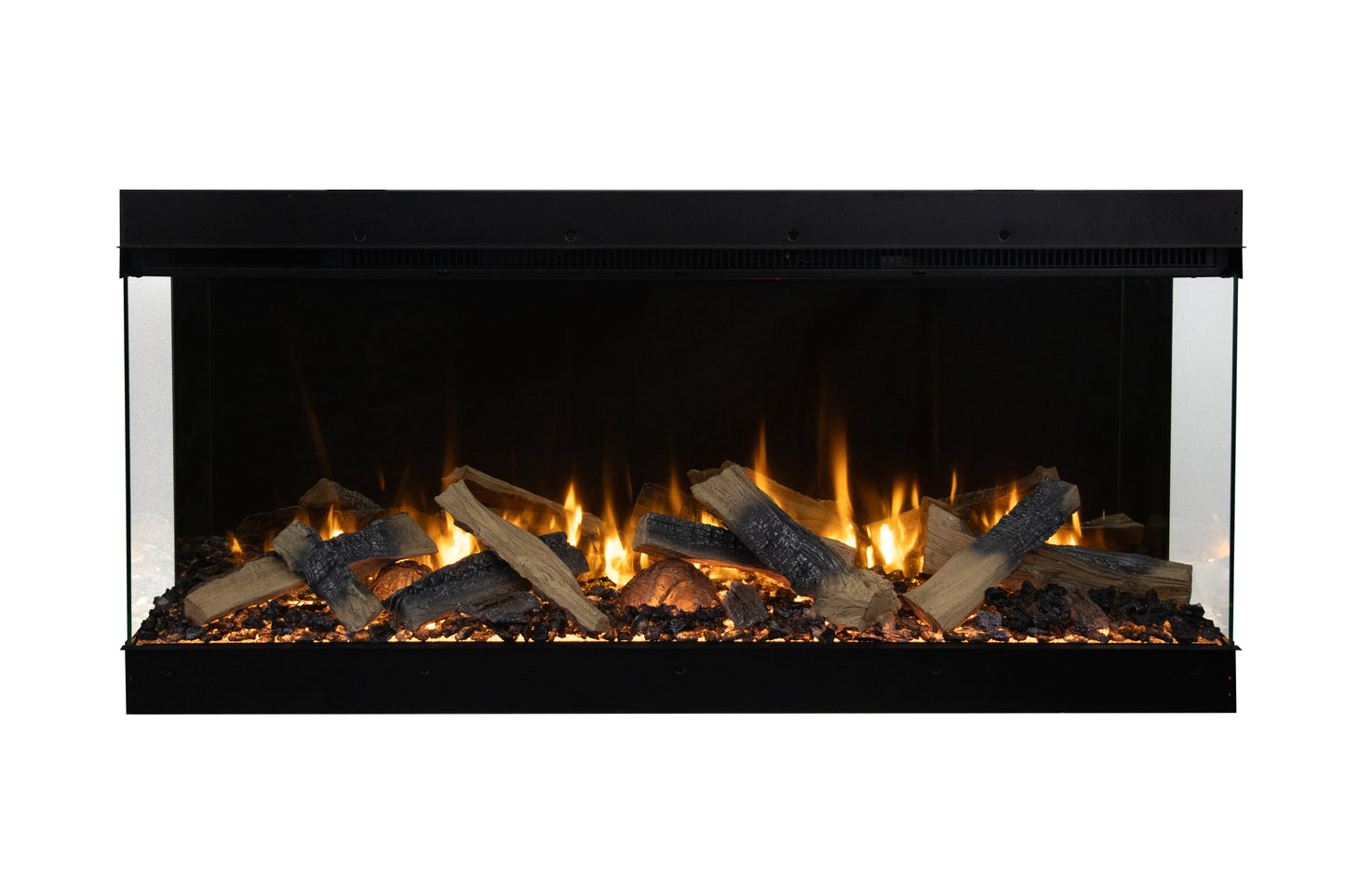 Amantii Fire & Ice LumaForest 48" 3-Sided WiFi-Enabled Built-in Electric Fireplace