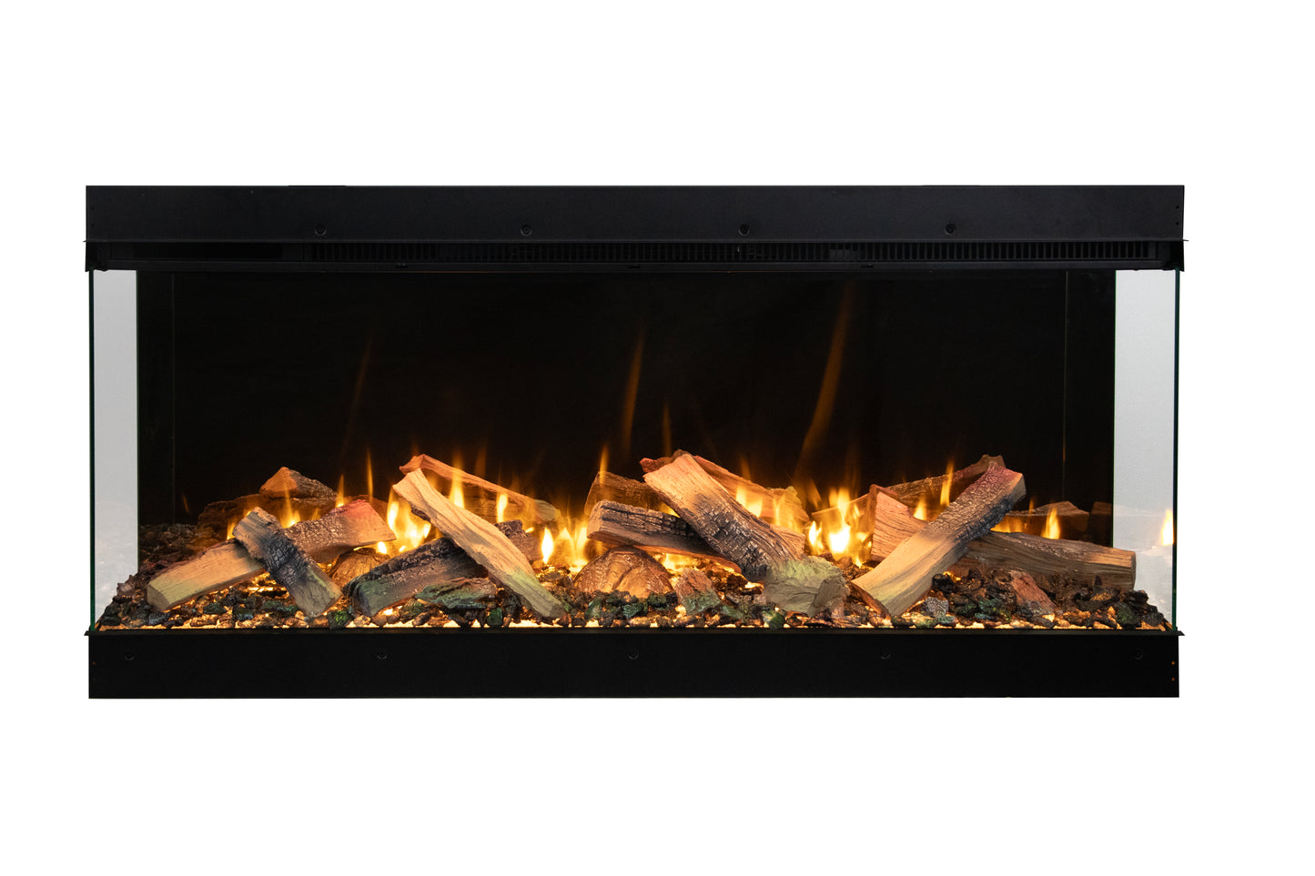 Amantii Fire & Ice LumaForest 48" 3-Sided WiFi-Enabled Built-in Electric Fireplace
