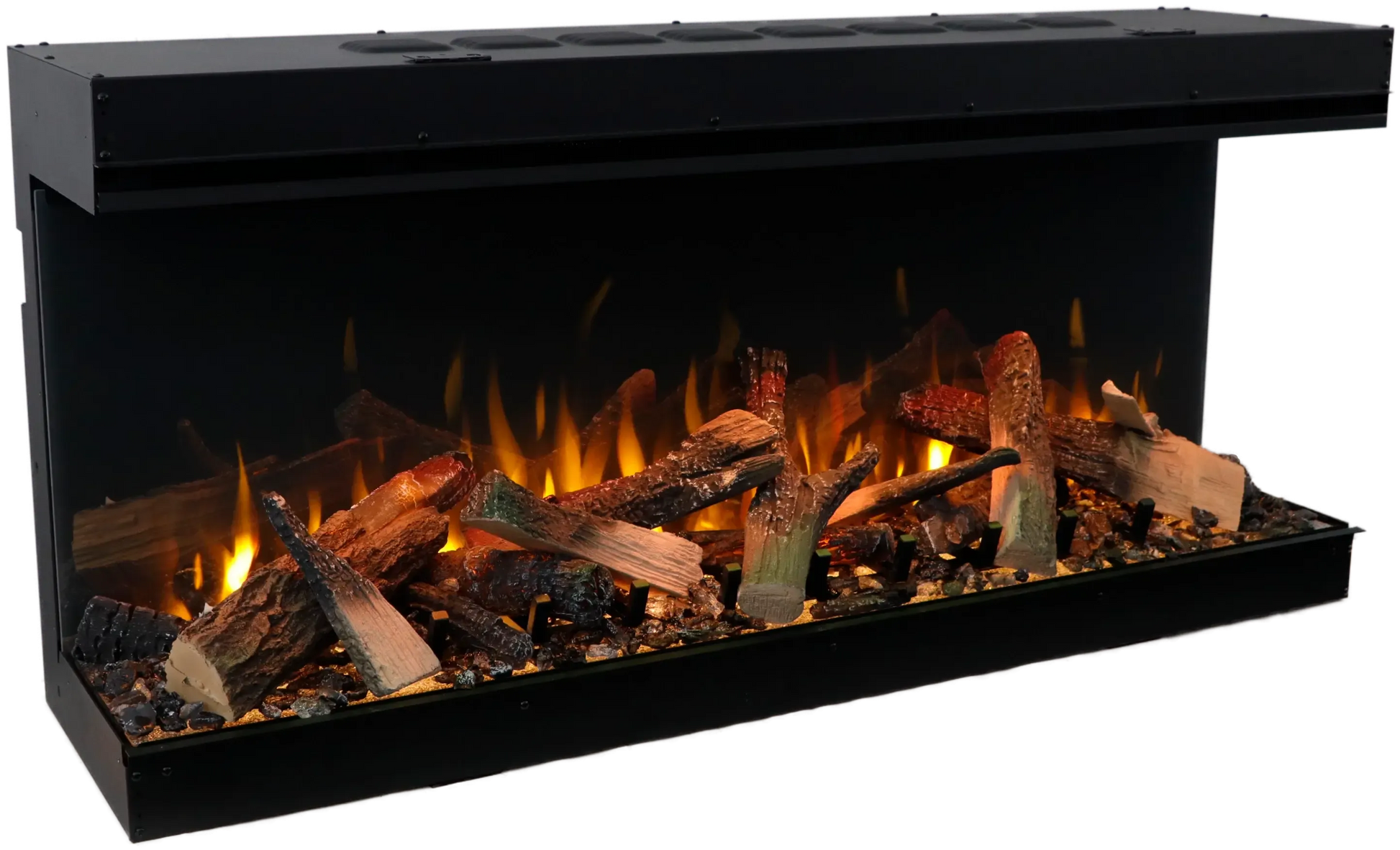 Amantii Fire & Ice LumaForest 48" 3-Sided WiFi-Enabled Built-in Electric Fireplace