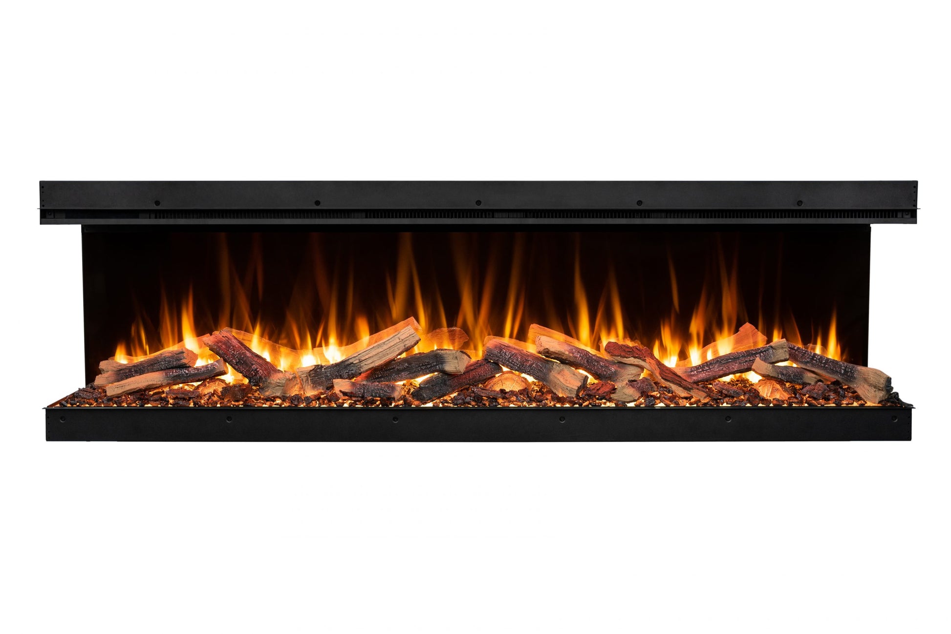 Amantii Fire & Ice LumaForest 75" 3-Sided WiFi-Enabled Built-in Electric Fireplace