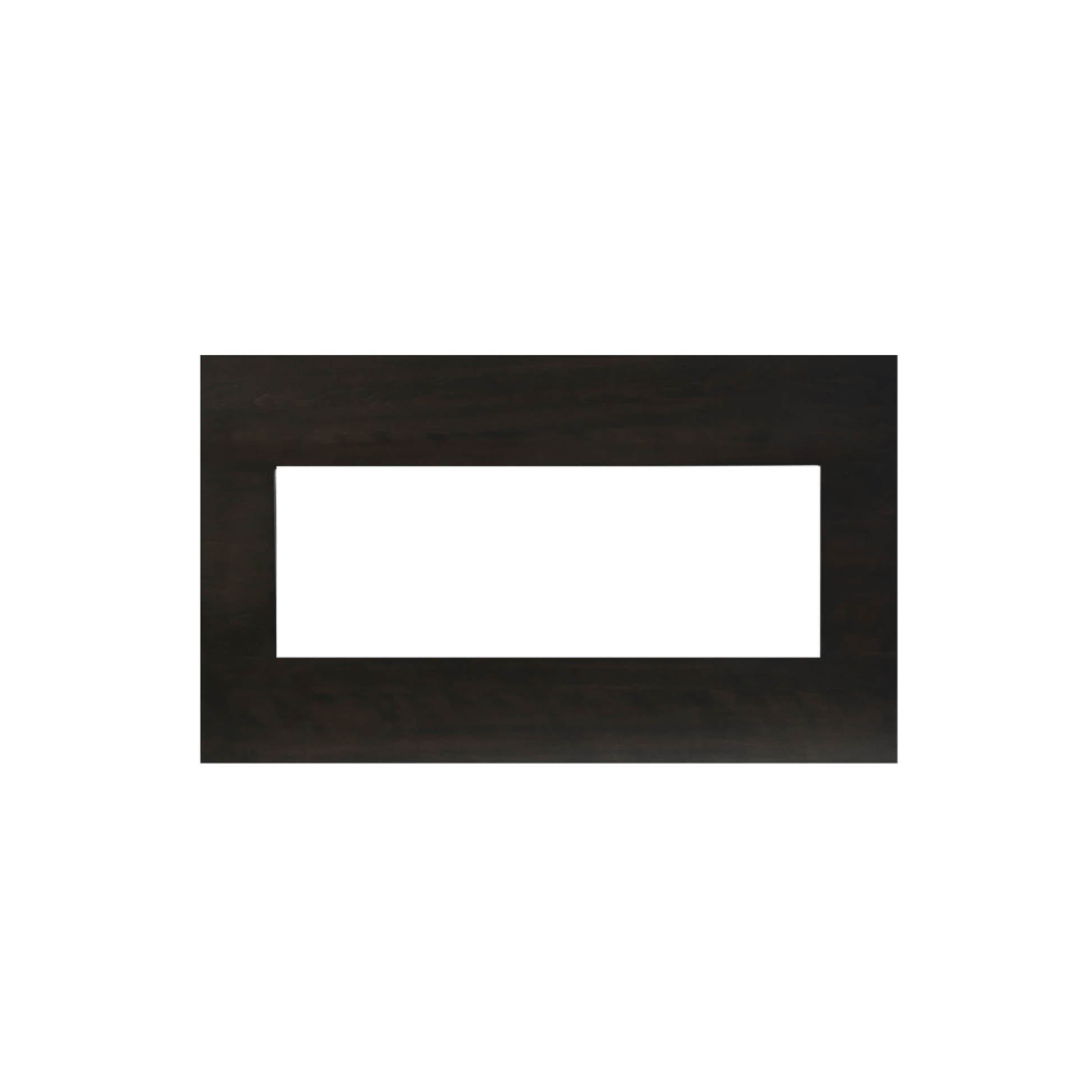 Amantii Knotty Black Birch Wooden Mantel Surround for Panorama 40" Extra Slim Fireplace
