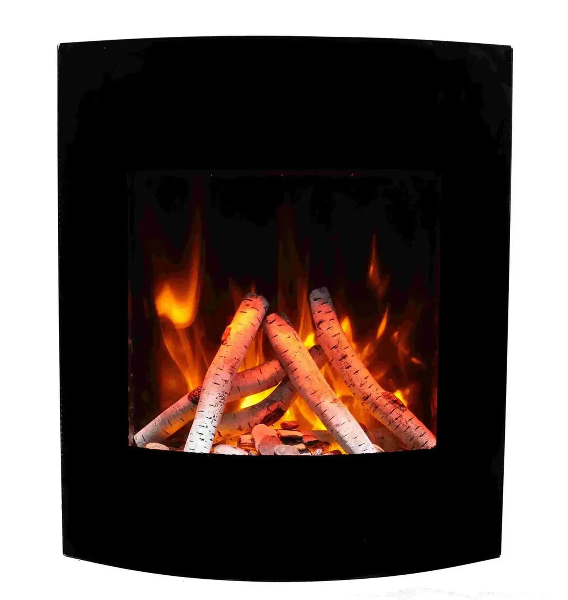 Amantii LUMINA Zero Clearance 24" Corner Wall Mount Smart Electric Fireplace