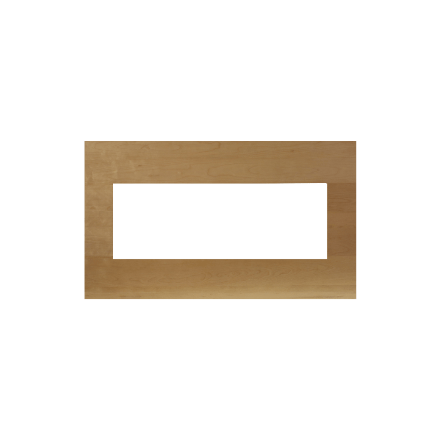 Amantii Natural Birch Wooden Mantel Surround for Panorama 40" Extra Slim Fireplace