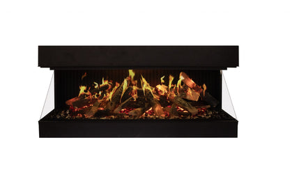 Amantii Signature MultiView Holo 75" 3-Sided Indoor Electric Fireplace