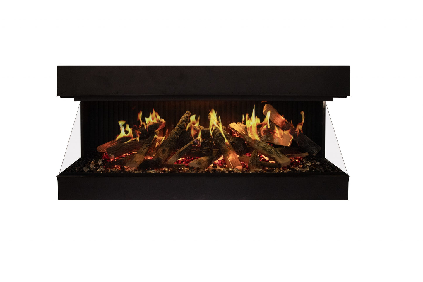 Amantii Signature MultiView Holo 75" 3-Sided Indoor Electric Fireplace