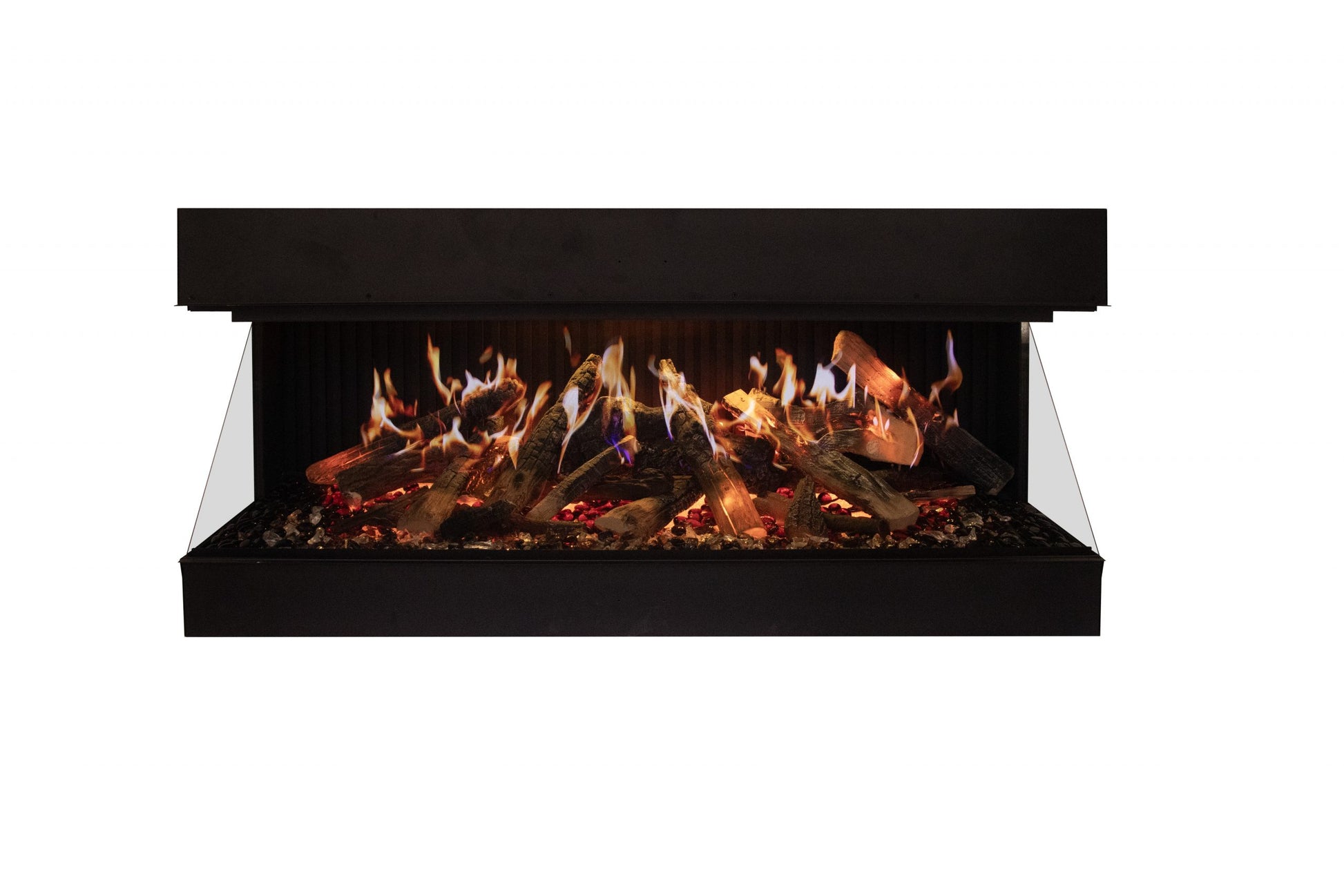 Amantii Signature MultiView Holo 75" 3-Sided Indoor Electric Fireplace