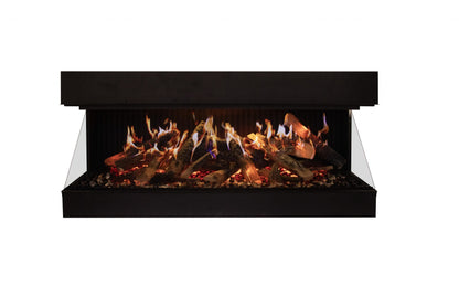 Amantii Signature MultiView Holo 75" 3-Sided Indoor Electric Fireplace