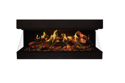 Amantii Signature MultiView Holo 55" 3-Sided Indoor Electric Fireplace