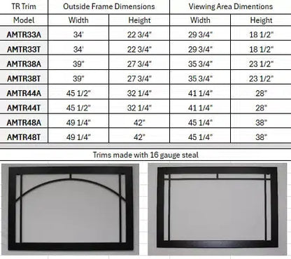 Amantii Square Trim for TRD-48