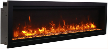 Amantii Symmetry Bespoke 100" Indoor / Outdoor Built-in Clean Face Smart Electric Fireplace
