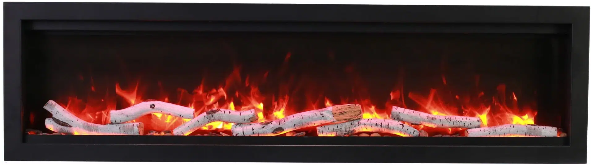 Amantii Symmetry Bespoke 42" Indoor / Outdoor Built-in Clean Face Smart Electric Fireplace