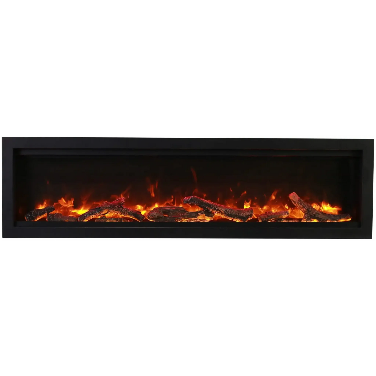 Amantii Symmetry Bespoke 74" Indoor / Outdoor Built-in Clean Face Smart Electric Fireplace