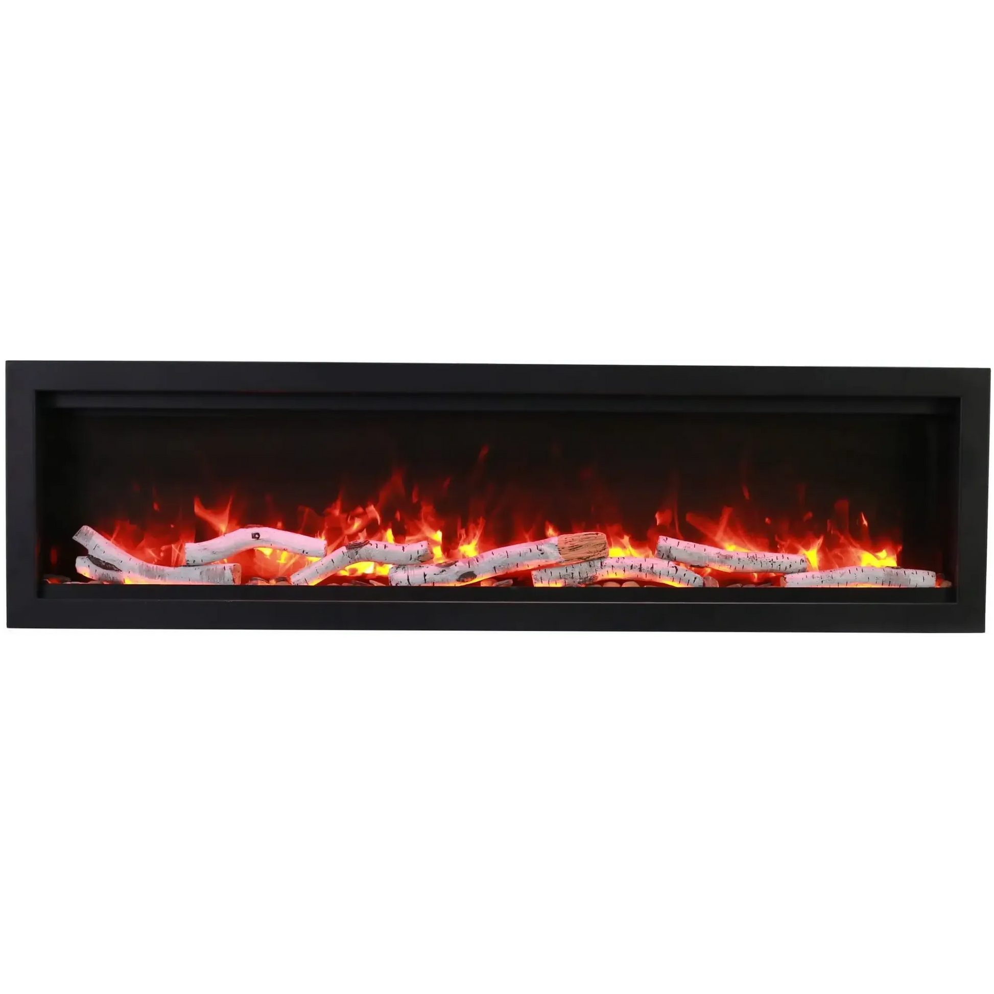 Amantii Symmetry Bespoke 74" Indoor / Outdoor Built-in Clean Face Smart Electric Fireplace