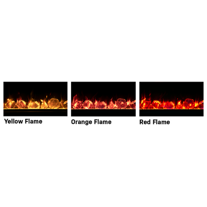 Amantii Symmetry Bespoke 74" Indoor / Outdoor Built-in Clean Face Smart Electric Fireplace