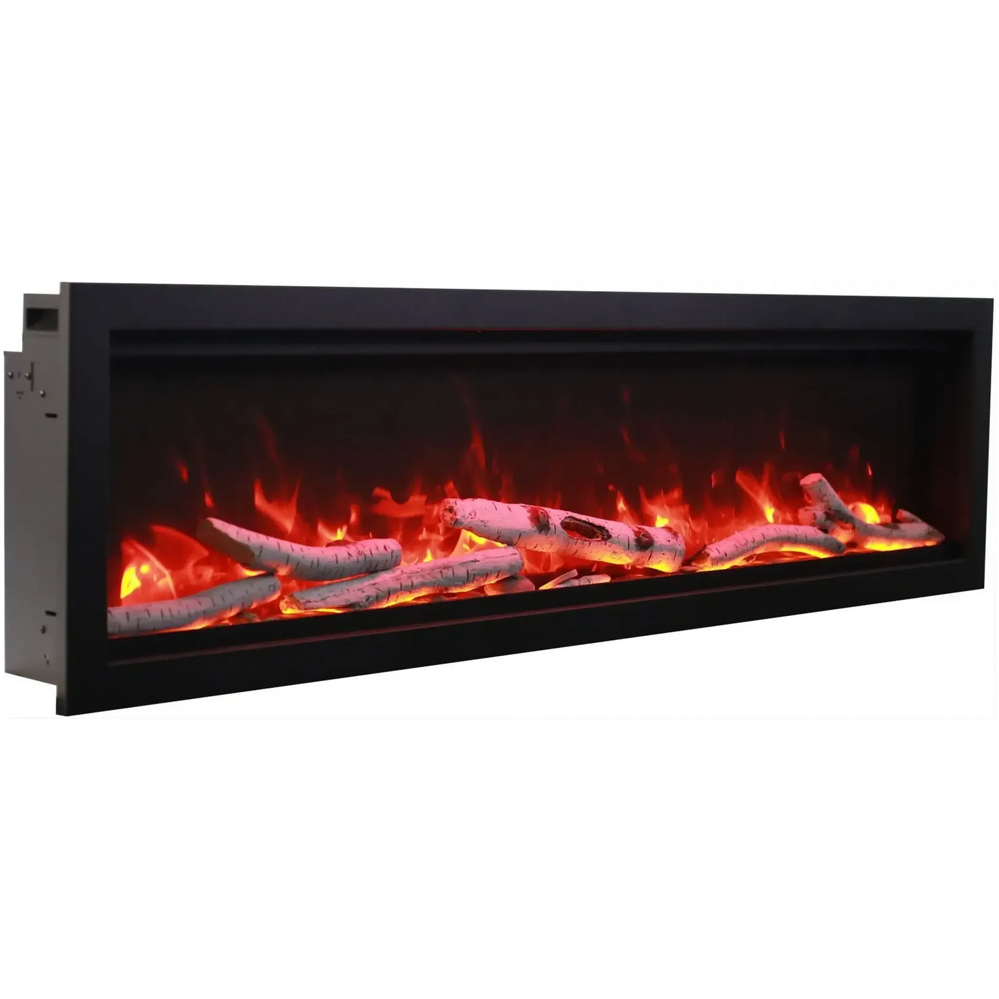 Amantii Symmetry Bespoke 74" Indoor / Outdoor Built-in Clean Face Smart Electric Fireplace