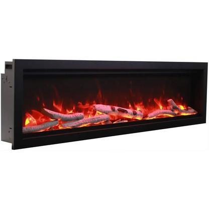 Amantii Symmetry Bespoke 74" Indoor / Outdoor Built-in Clean Face Smart Electric Fireplace