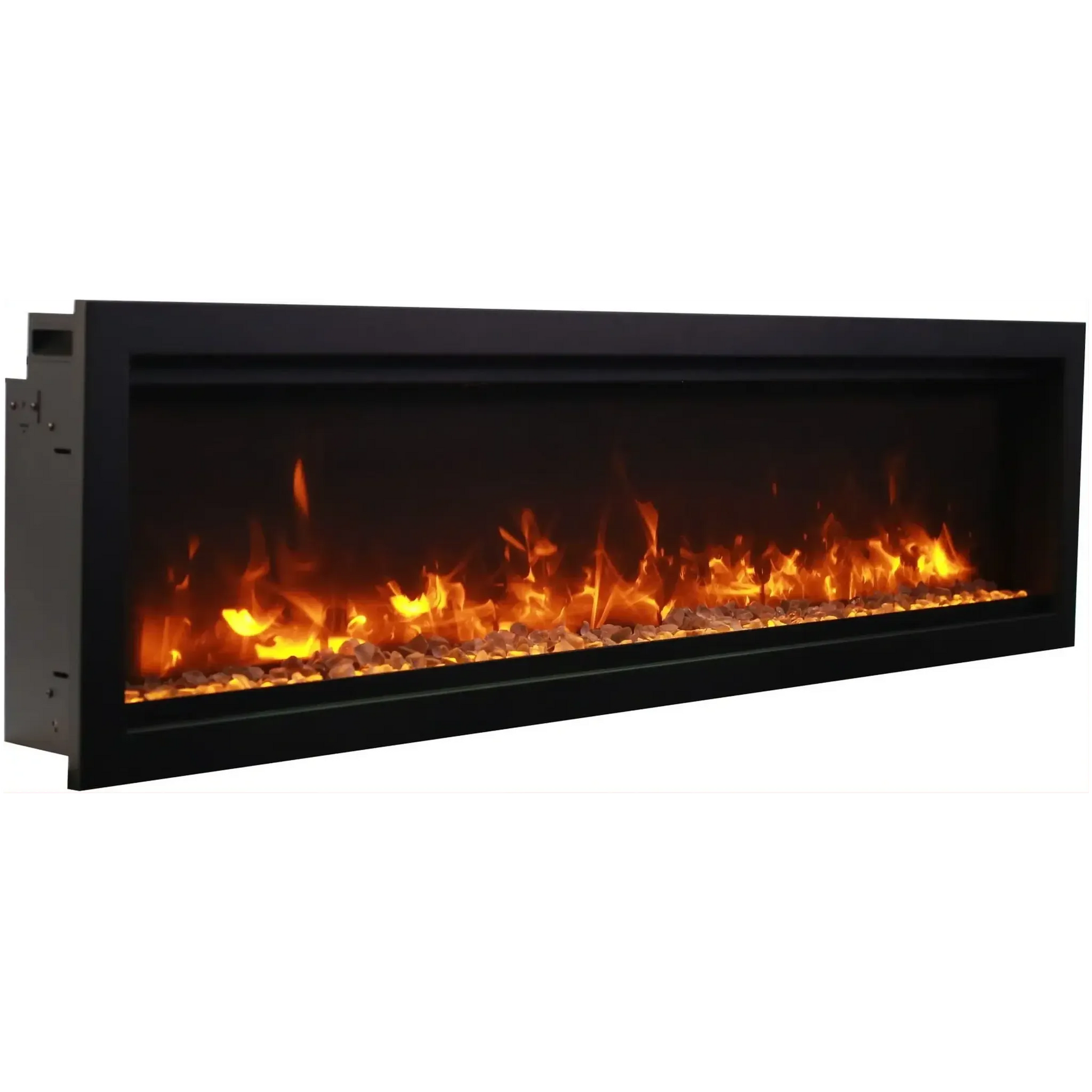 Amantii Symmetry Bespoke 74" Indoor / Outdoor Built-in Clean Face Smart Electric Fireplace