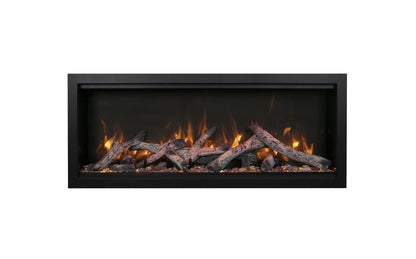 Amantii Symmetry Bespoke Extra Tall 100" Indoor / Outdoor Built-in Clean Face Smart Electric Fireplace