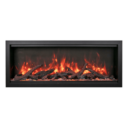Amantii Symmetry Bespoke Extra Tall 100" Indoor / Outdoor Built-in Clean Face Smart Electric Fireplace