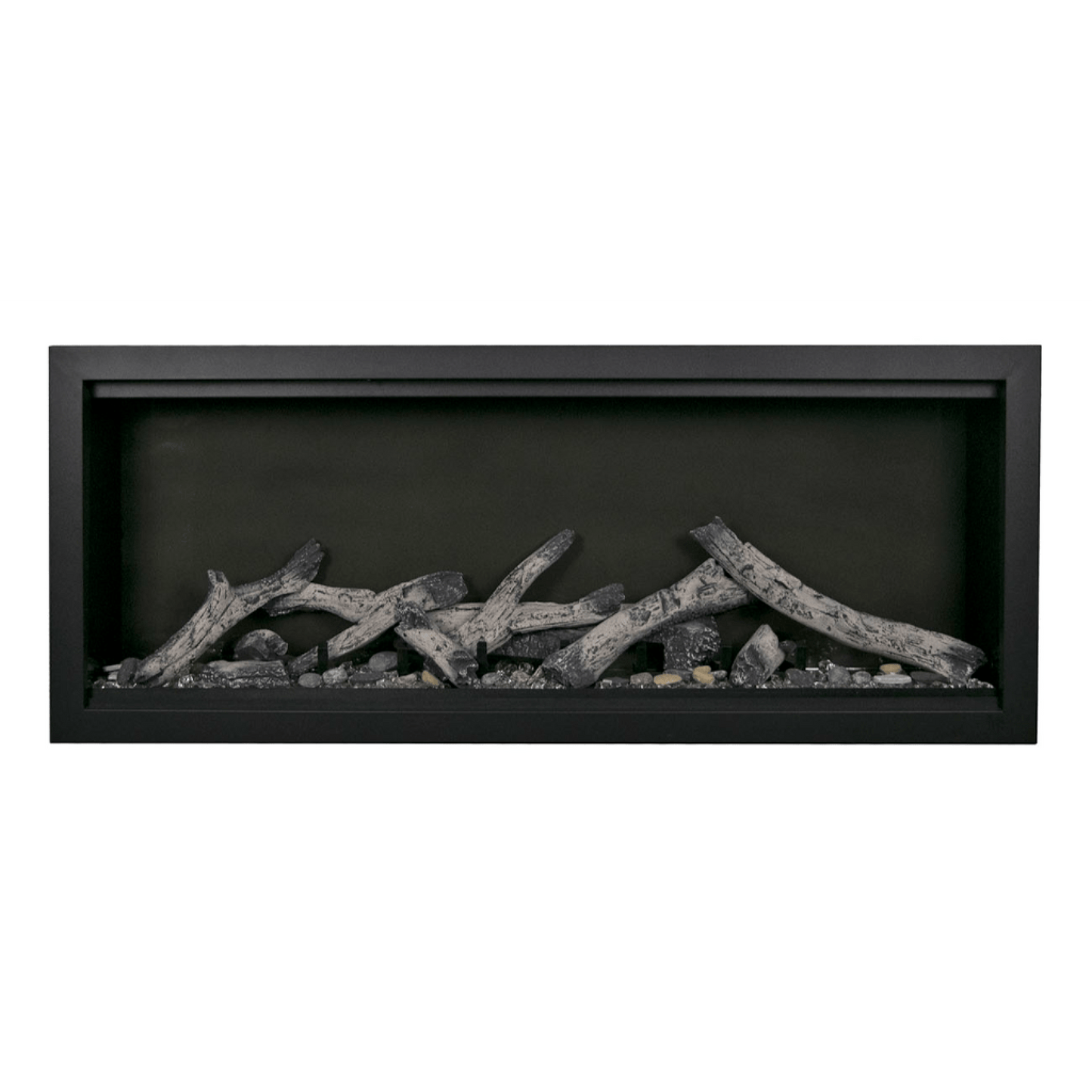 Amantii Symmetry Bespoke Extra Tall 100" Indoor / Outdoor Built-in Clean Face Smart Electric Fireplace