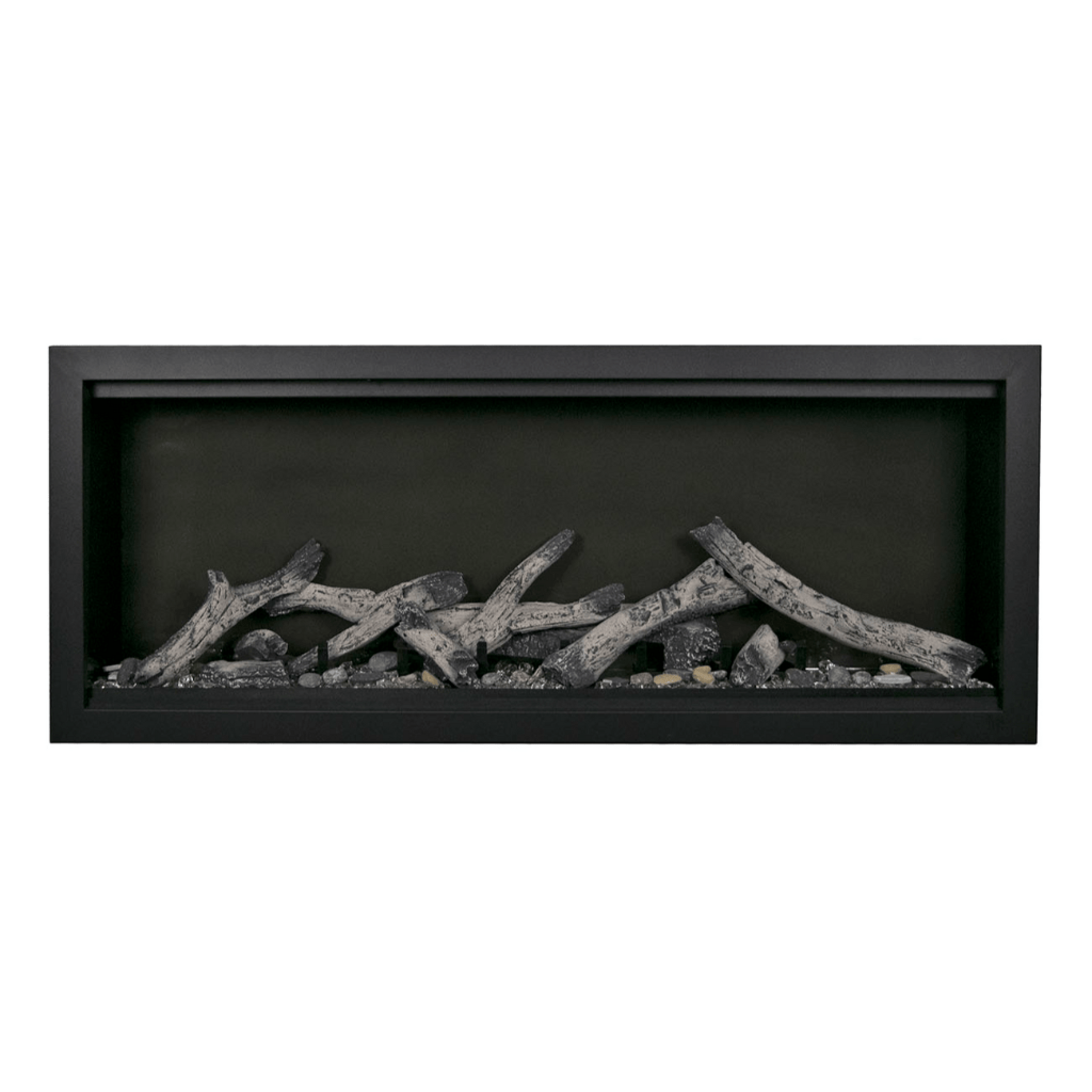 Amantii Symmetry Bespoke Extra Tall 100" Indoor / Outdoor Built-in Clean Face Smart Electric Fireplace