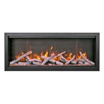 Amantii Symmetry Bespoke Extra Tall 100" Indoor / Outdoor Built-in Clean Face Smart Electric Fireplace