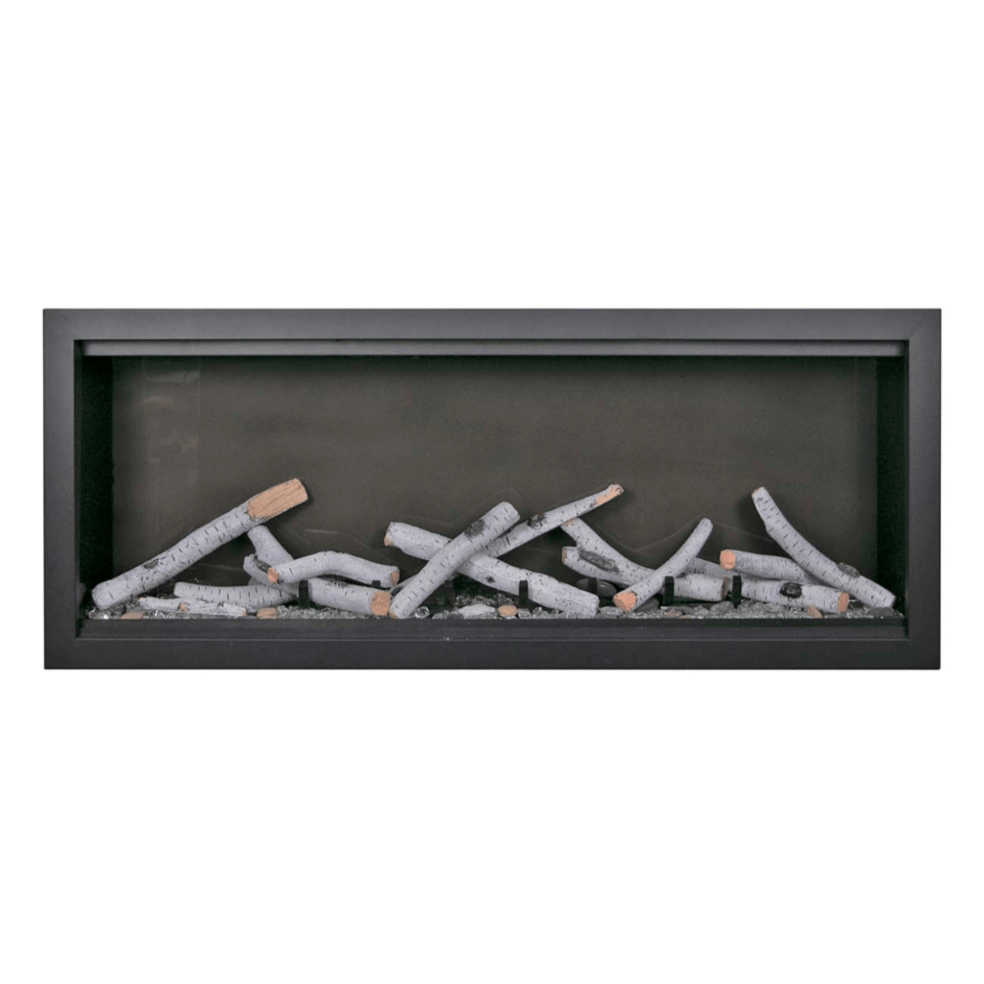 Amantii Symmetry Bespoke Extra Tall 100" Indoor / Outdoor Built-in Clean Face Smart Electric Fireplace