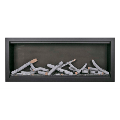 Amantii Symmetry Bespoke Extra Tall 100" Indoor / Outdoor Built-in Clean Face Smart Electric Fireplace